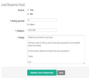 Auto-responder email